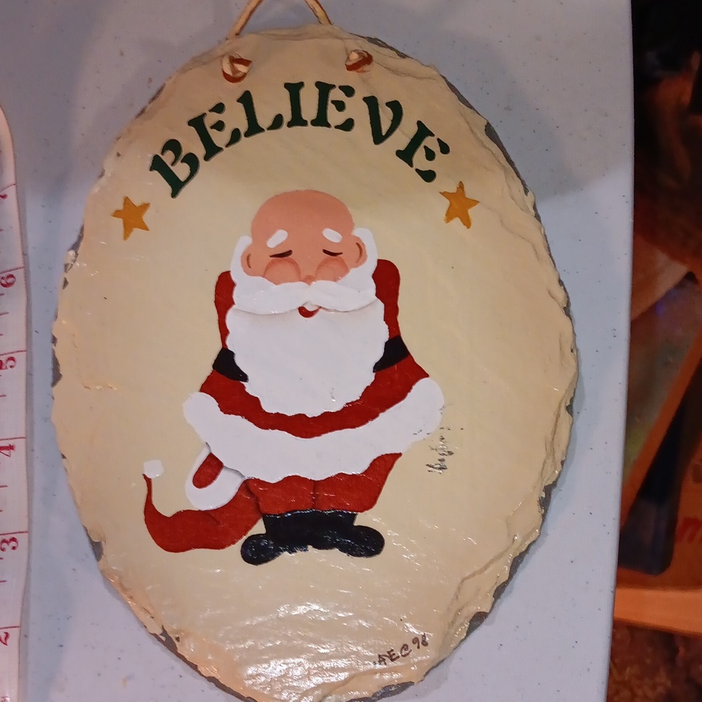 Santa on Slate